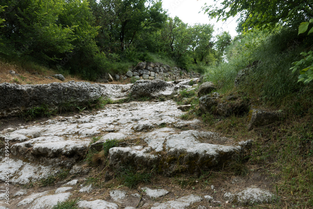ancient stone road ancient stone road
