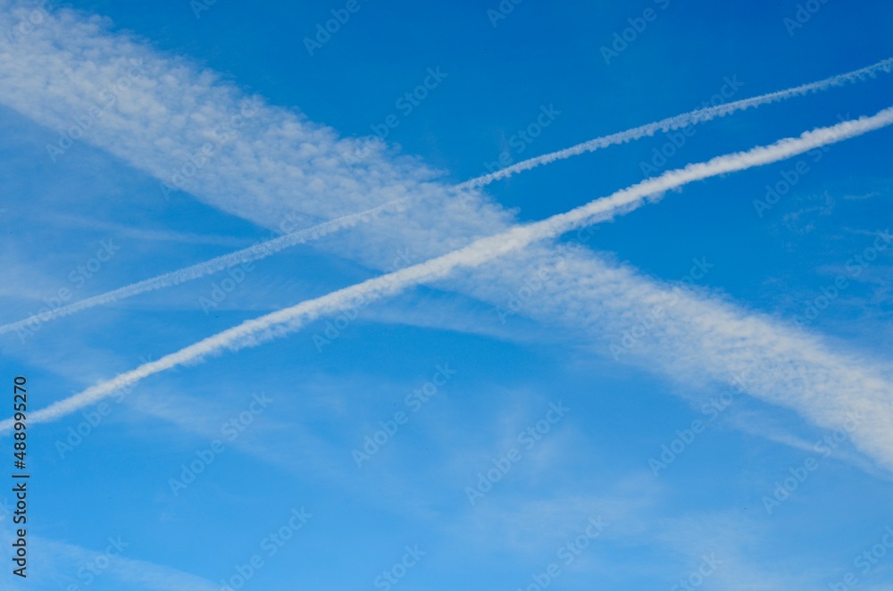 sky with trails sky with trails