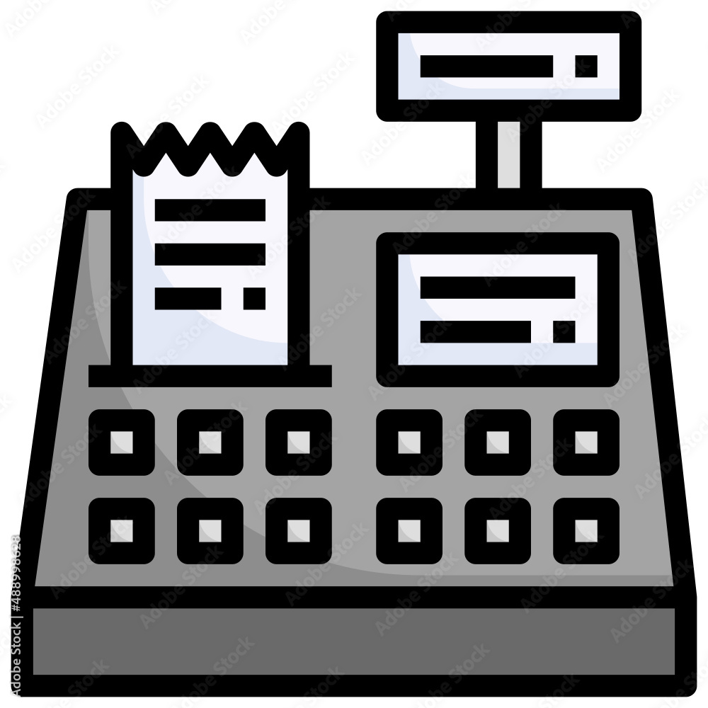 CASHIER filled outline icon,linear,outline,graphic,illustration CASHIER filled outline icon,linear,outline,graphic,illustration