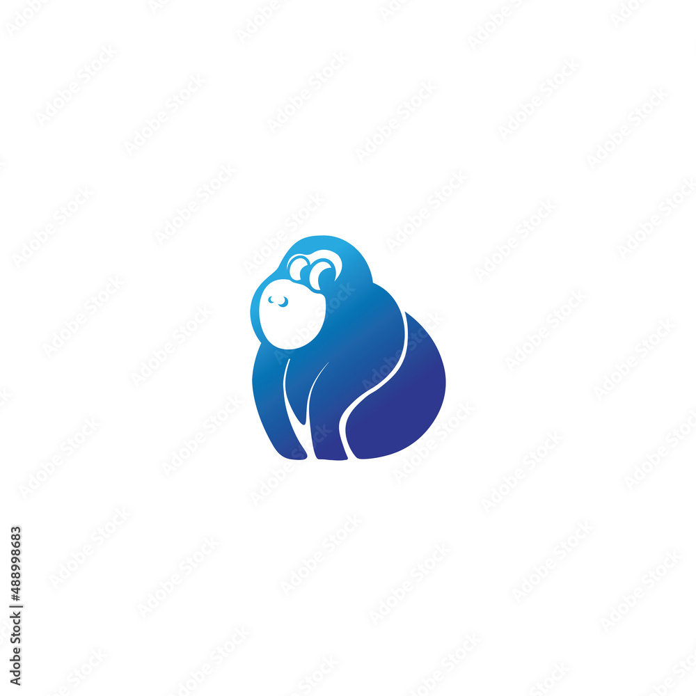 monkey logo illustration clipart design vector monkey logo illustration clipart design vector