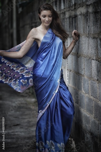 saree model shooting in sri lanka  © Marius