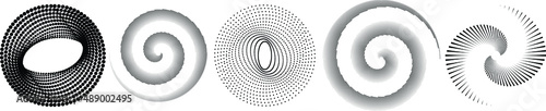 Abstract oval Lines Background with geometric circles . Vector rotating ellipse Line Design . Poster template . Concentric circles logo .Minimal art 