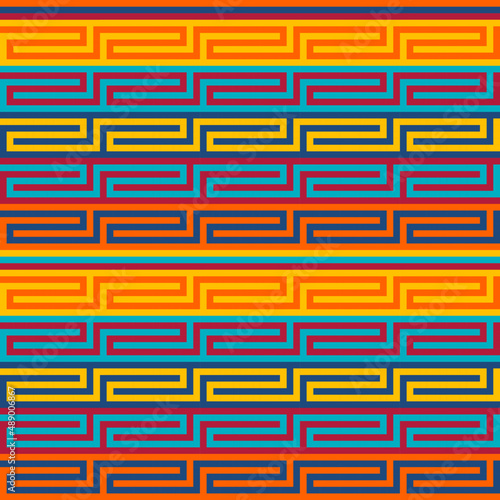 Ethnic pattern colombian wayuu	
