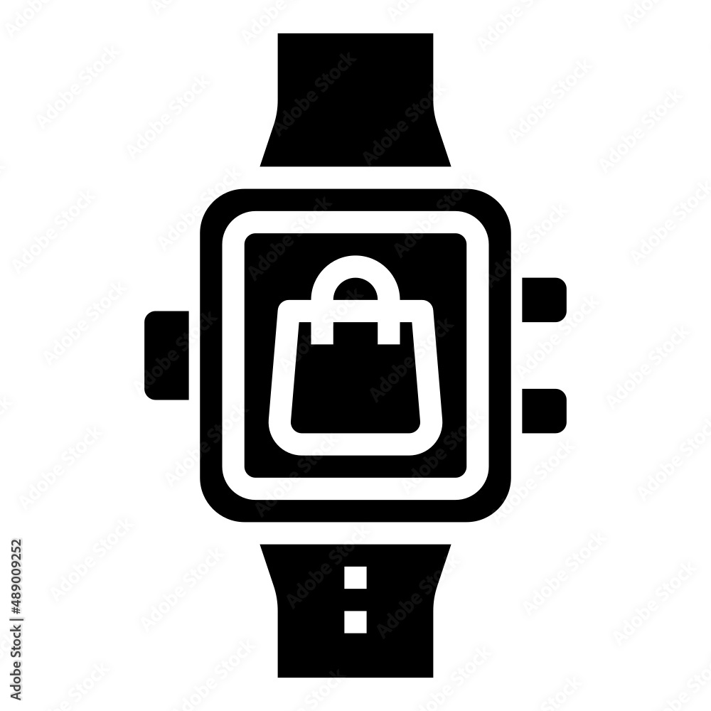 SMARTWATCH glyph icon,linear,outline,graphic,illustration SMARTWATCH glyph icon,linear,outline,graphic,illustration