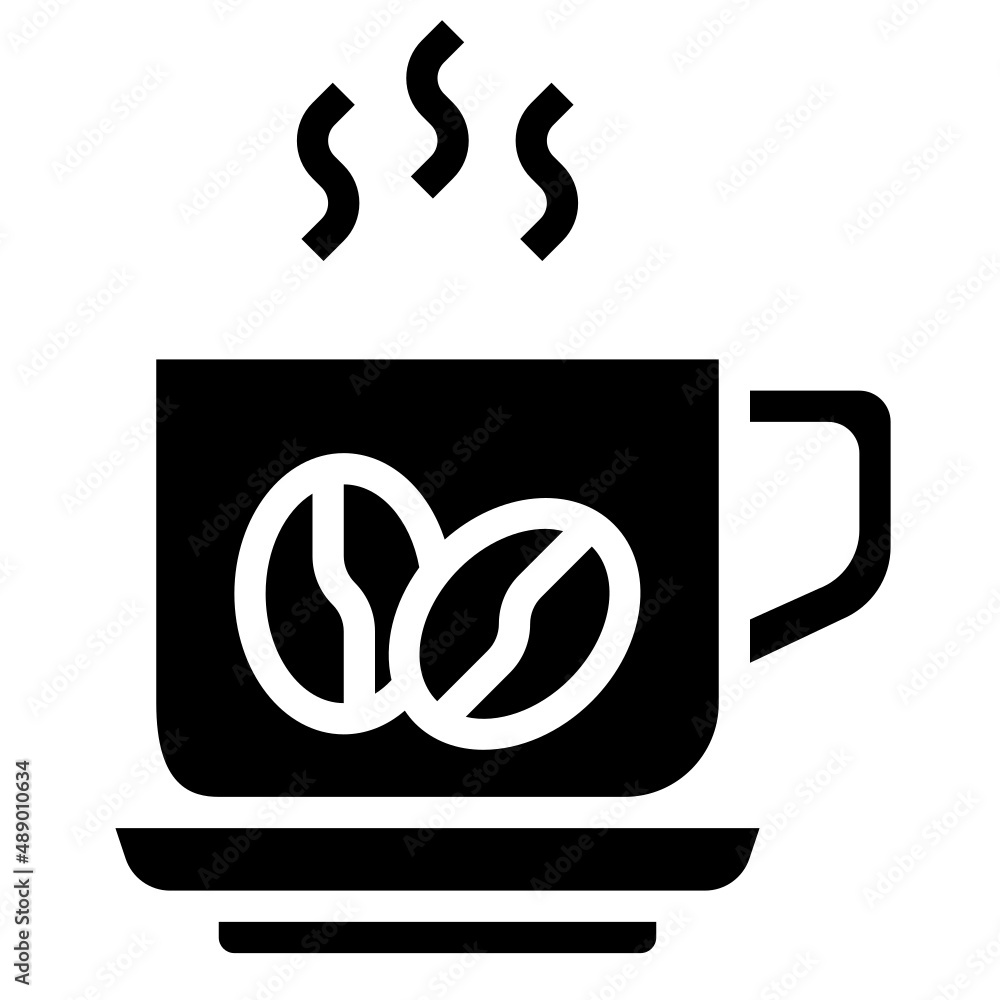 COFFEE CUP glyph icon,linear,outline,graphic,illustration COFFEE CUP glyph icon,linear,outline,graphic,illustration