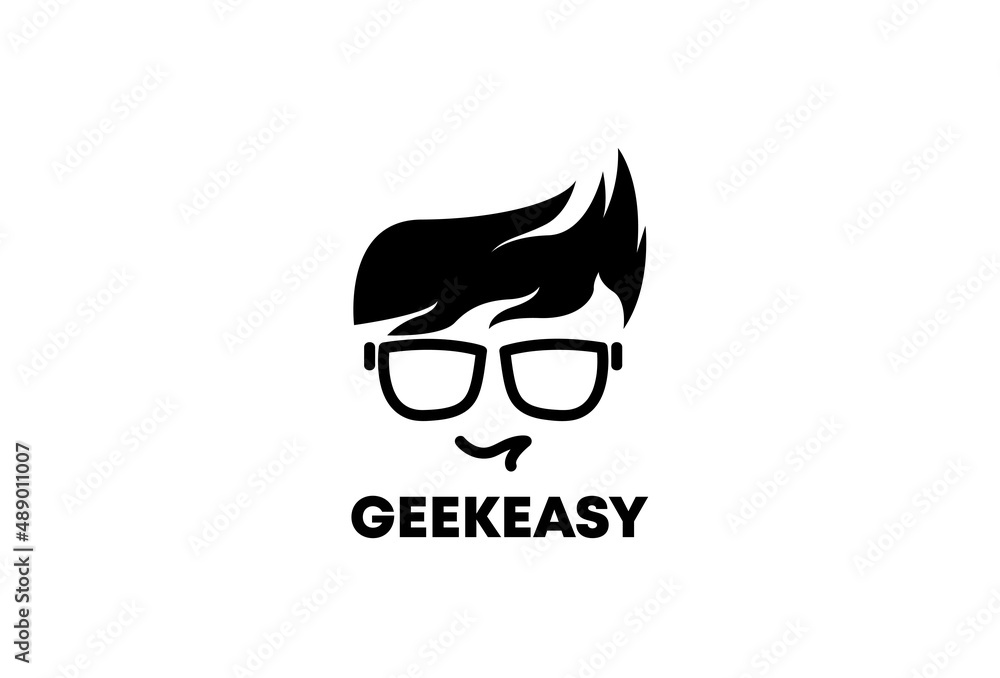 Geek easy logo,geek logo,idea logo,learning logo,vector logo template Geek easy logo,geek logo,idea logo,learning logo,vector logo template
