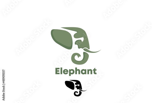 Wallpaper Mural Elephant Sign icon Vector Illustration Design  Torontodigital.ca