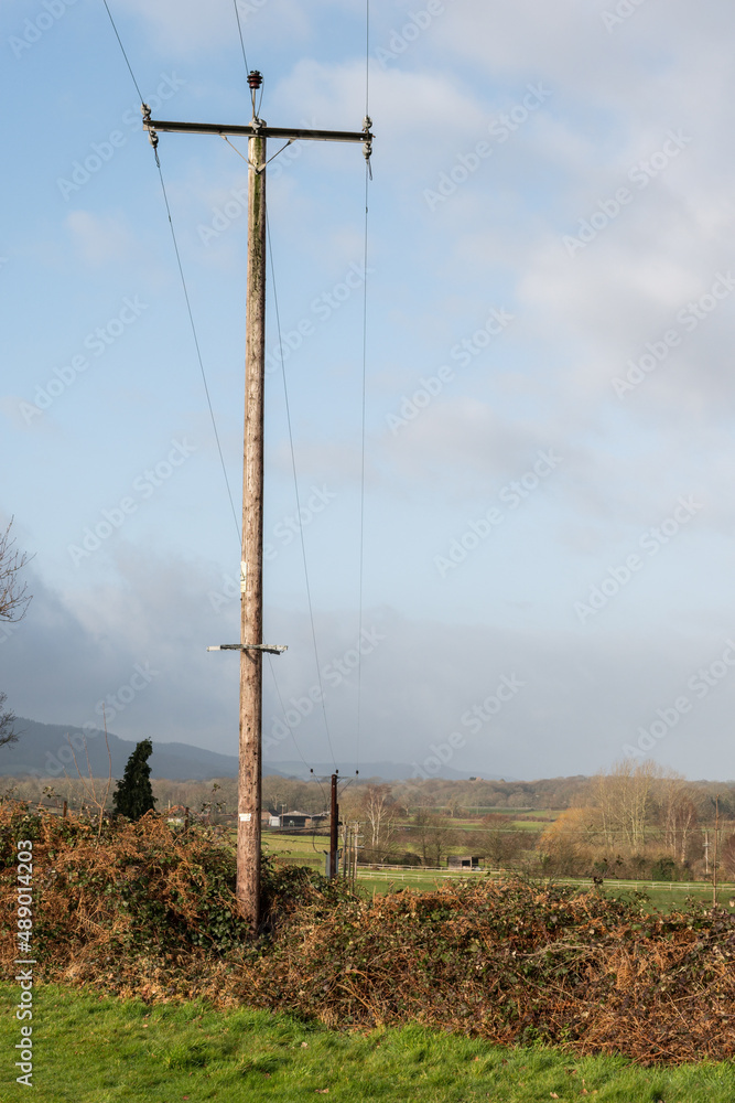 Obraz premium Electric pylons