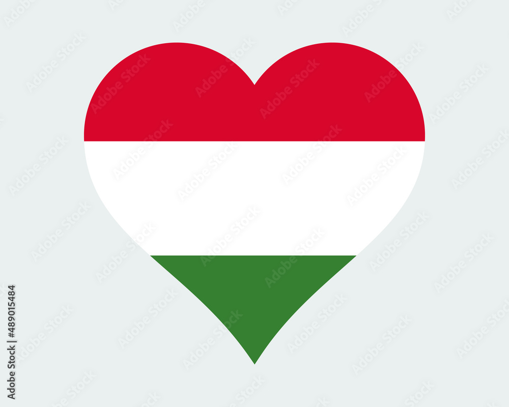 Hungary Heart Flag. Hungarian Love Shape Country Nation National Flag. Hungary Banner Icon Sign Symbol. EPS Vector Illustration. Hungary Heart Flag. Hungarian Love Shape Country Nation National Flag. Hungary Banner Icon Sign Symbol. EPS Vector Illustration.