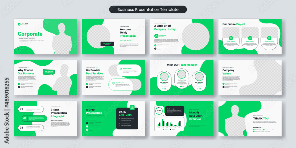 Creative business PowerPoint presentation slides template design. Use for modern keynote presentation background, brochure design, website slider, landing page, annual report, company profile Creative business PowerPoint presentation slides template design. Use for modern keynote presentation background, brochure design, website slider, landing page, annual report, company profile