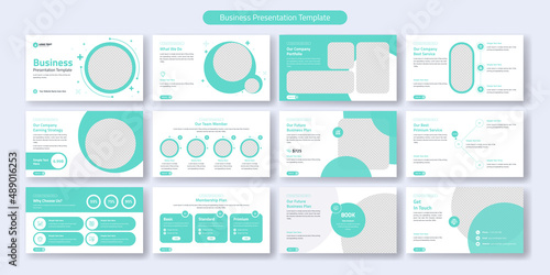 Creative business PowerPoint presentation slides template design. Use for modern keynote presentation background, brochure design, website slider, landing page, annual report, company profile