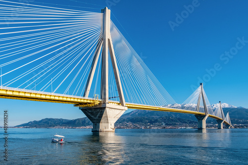 Modern bridge in Greece
