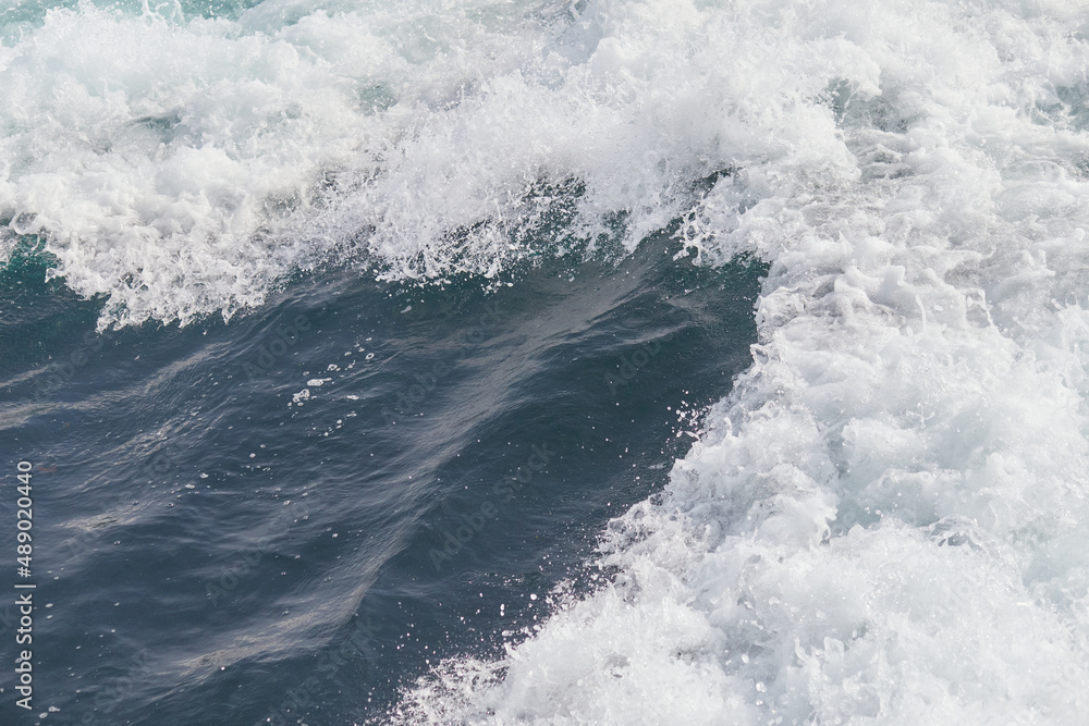 Wave caused by a ship