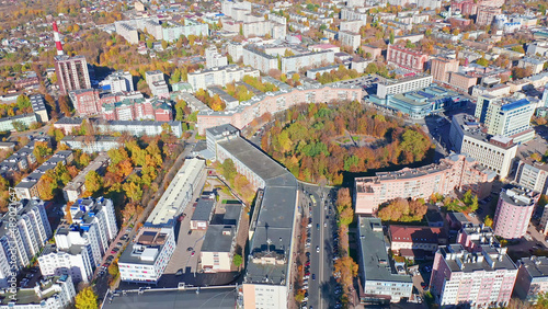 Kaluga city  aerial view  Russia