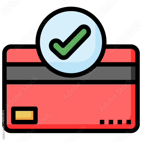 CORRECT filled outline icon,linear,outline,graphic,illustration