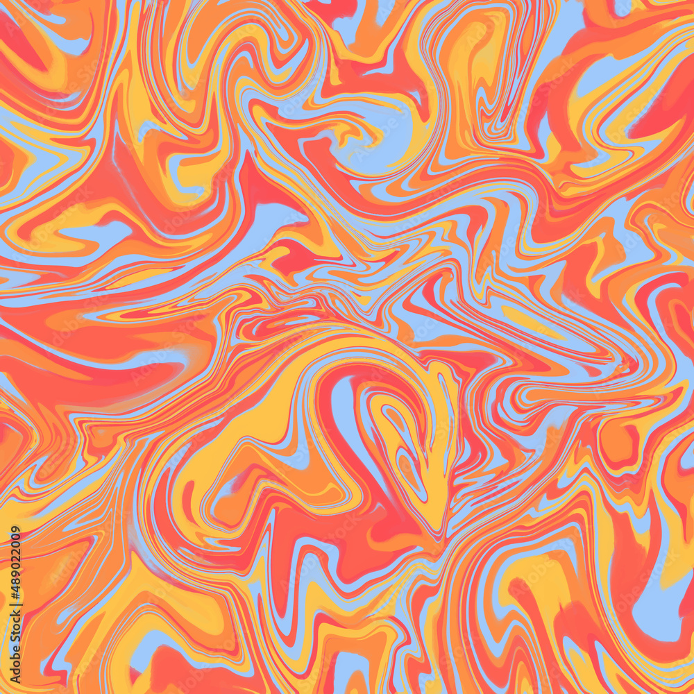 Fototapeta premium Colorful background. Liquid texture.