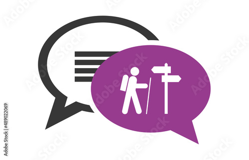 Logo randonnées pédestres.