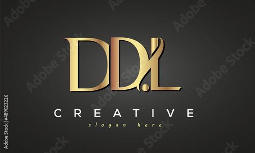 DDL creative luxury logo design photo