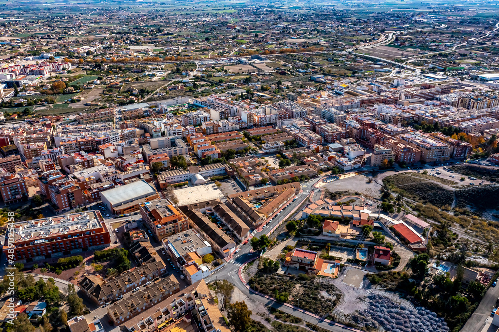 Lorca Spain | Die Stadt Lorca in Andalusien aus der Luft