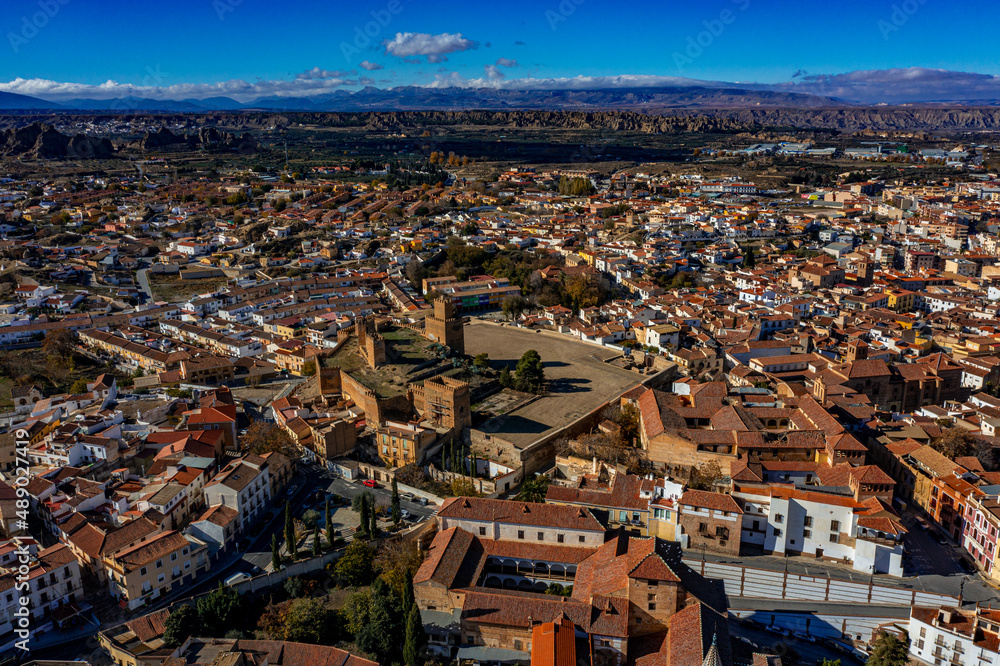 Guadix in Spanien Luftbilder | Drohnenaufnahmen von der Stadt Guadix in Andalusien