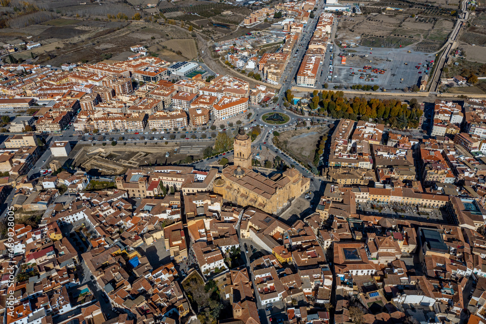 Guadix in Spanien Luftbilder | Drohnenaufnahmen von der Stadt Guadix in Andalusien