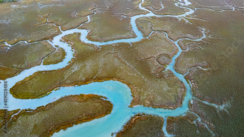 Salt Marsh Folley Beach South Carolina photo