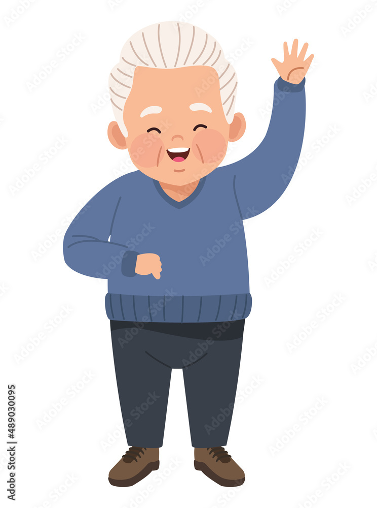 happy old man happy old man