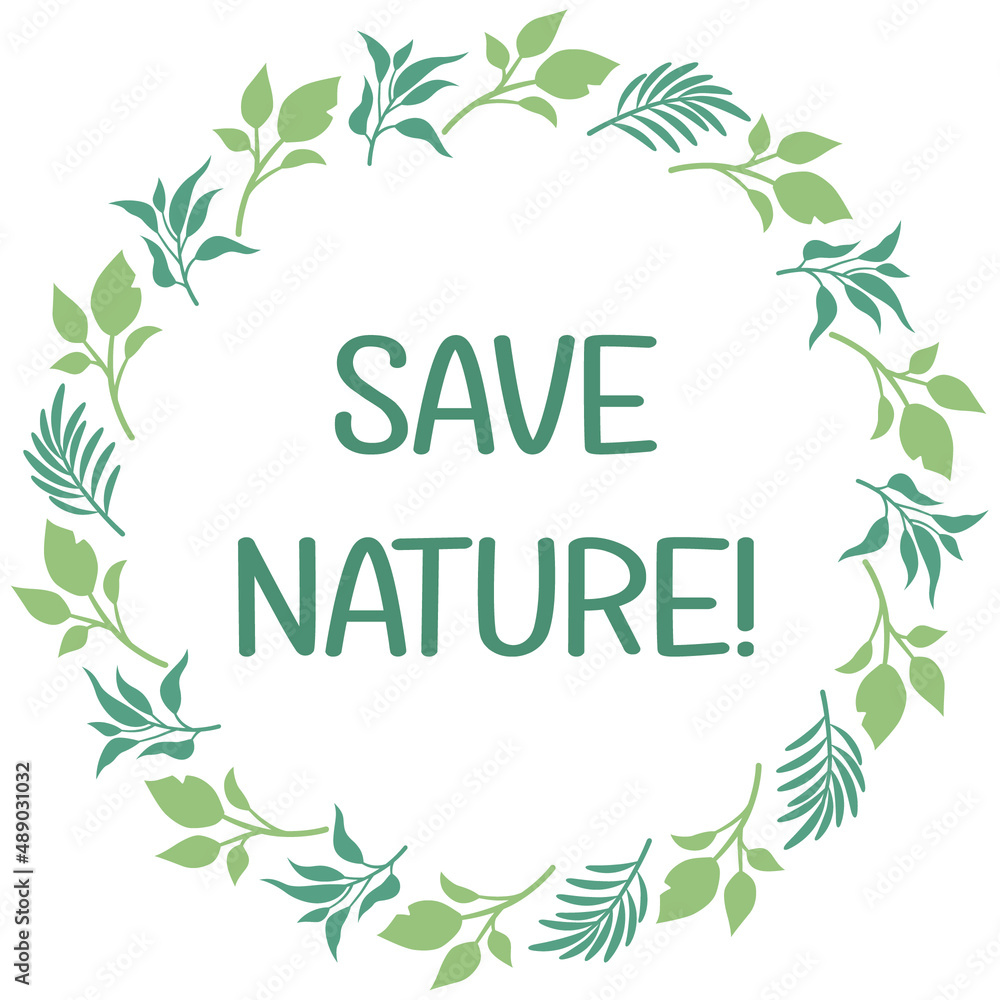 save nature illustration green image
