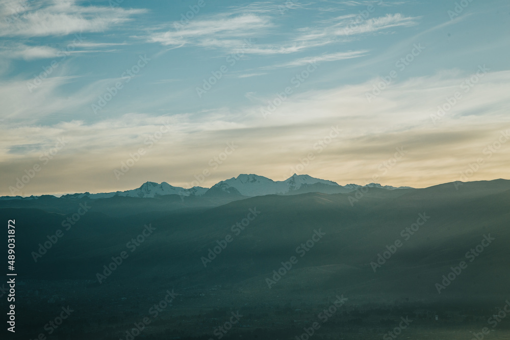 Nevado Huaytapallana al amanecer