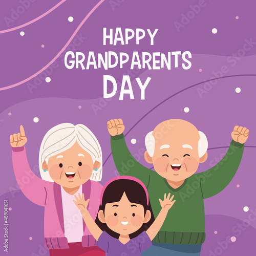 happy grandparents day card