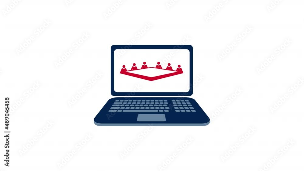 Loop animation of an online meeting or conference (on a transparent background - with alpha channel) Loop animation of an online meeting or conference (on a transparent background - with alpha channel)