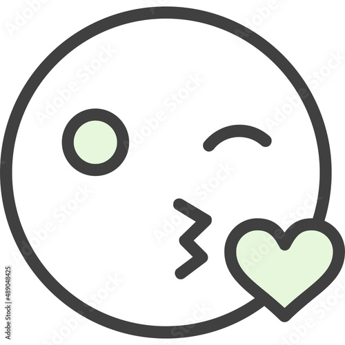 Kiss Wink Heart Icon