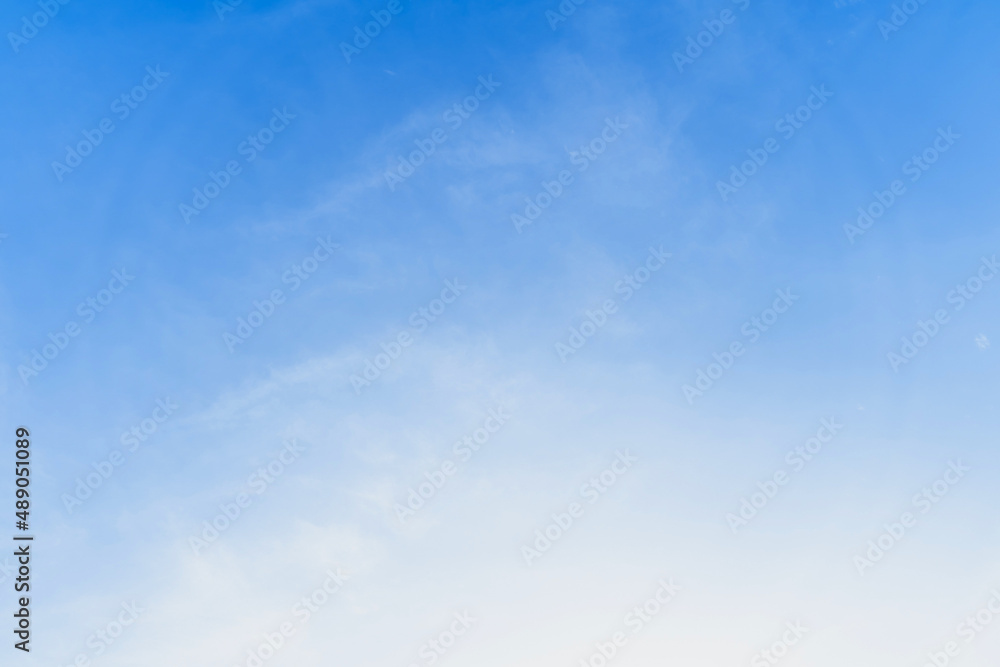 Blue sky and bright clouds at Jeju Island, Korea Blue sky and bright clouds at Jeju Island, Korea