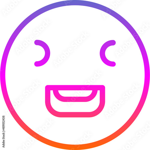 Laugh Squint Icon