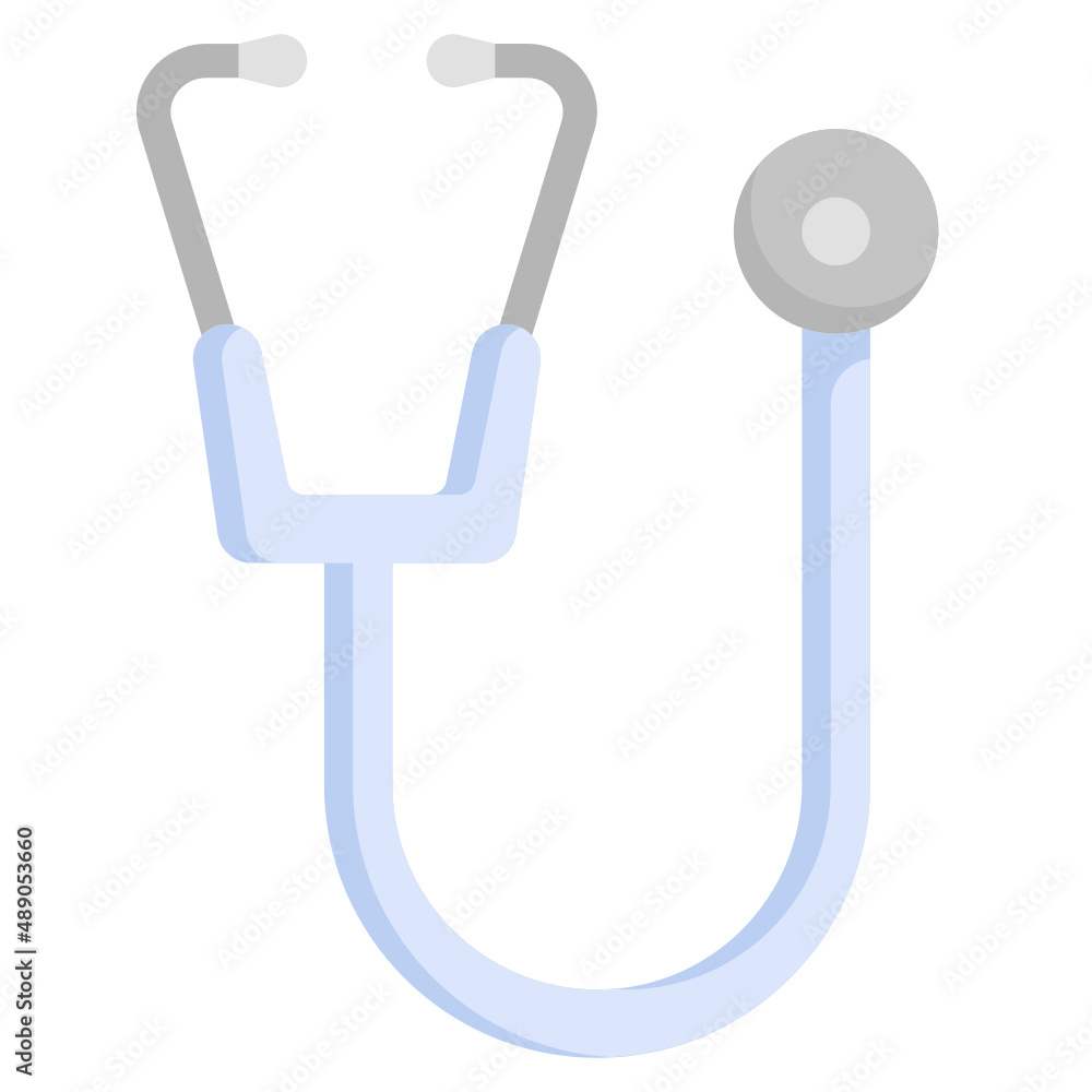 STETHOSCOPE flat icon,linear,outline,graphic,illustration STETHOSCOPE flat icon,linear,outline,graphic,illustration
