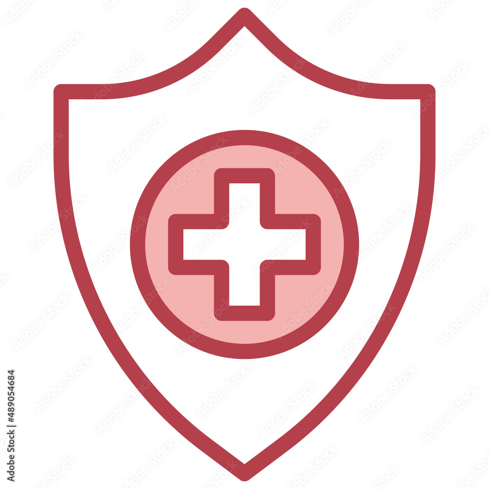 MEDICAL red line icon,linear,outline,graphic,illustration MEDICAL red line icon,linear,outline,graphic,illustration