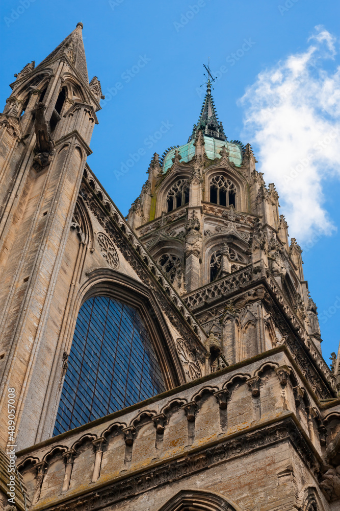 Fototapeta premium Cathedral of Our Lady of Bayeux, Normandy, France, Europe