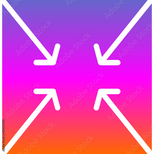 Compress Arrows Alt Icon