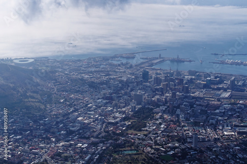 View from the Table Mountain at Cape-Town, South Africa