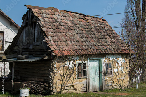 Abandoned traditional old wooden house.  © A1