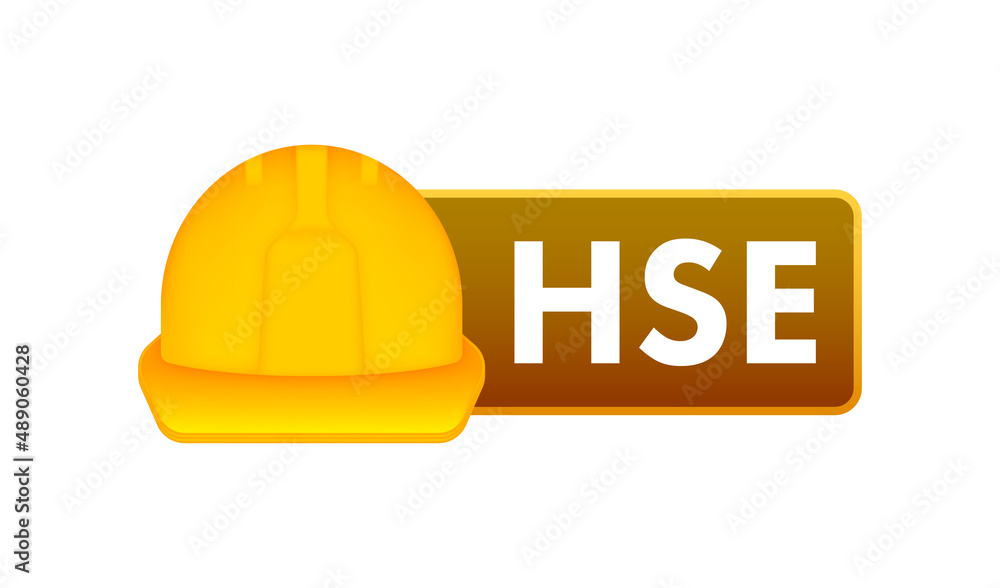 HSE - Health Safety Environment, Environmental Protection. Business circle. Vector stock illustration. HSE - Health Safety Environment, Environmental Protection. Business circle. Vector stock illustration.