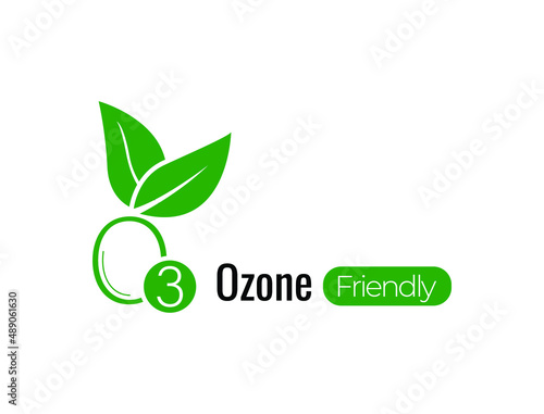 ozone-friendly icon vector illustration 