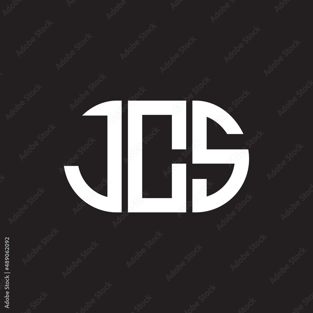 JCS letter logo design on black background. JCS creative initials letter logo concept. JCS letter design. JCS letter logo design on black background. JCS creative initials letter logo concept. JCS letter design.