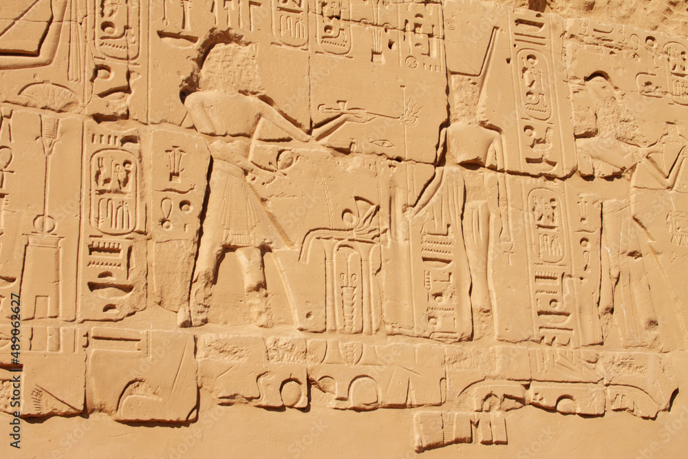 Naklejka premium Egypt Tour, Luxor, January 2022