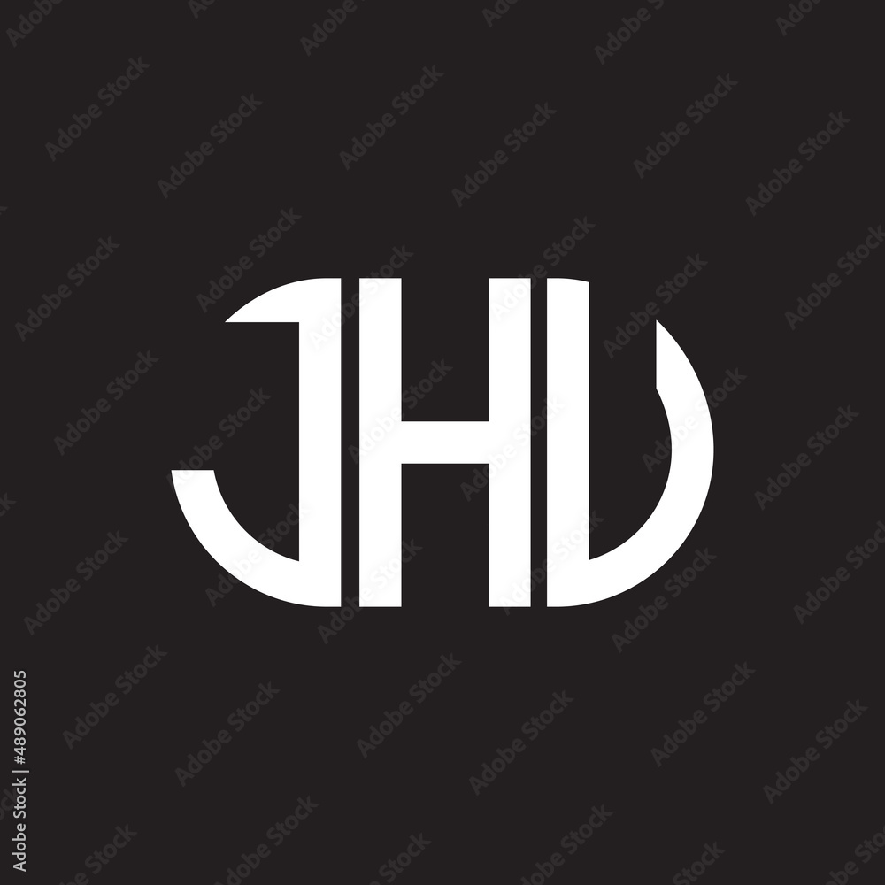 JHV letter logo design on black background. JHV creative initials letter logo concept. JHV letter design. JHV letter logo design on black background. JHV creative initials letter logo concept. JHV letter design.