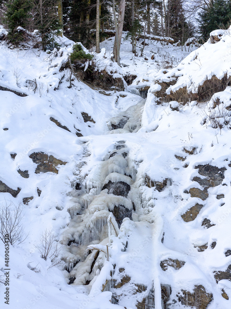 mountains, panoramic views of the mountainous terrain on a sunny winter day, walks and communication with nature. mountains, panoramic views of the mountainous terrain on a sunny winter day, walks and communication with nature.