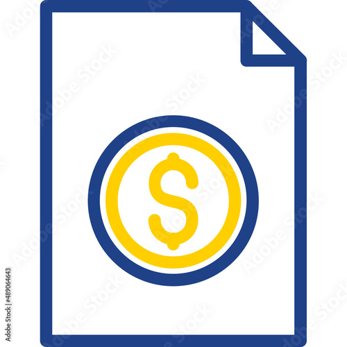 File Invoice Dollar Icon