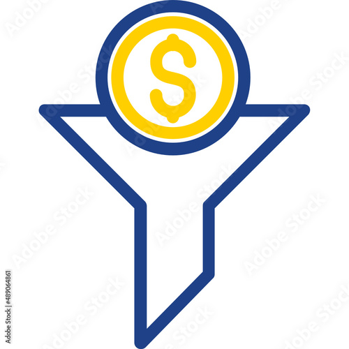Funnel Dollar Icon
