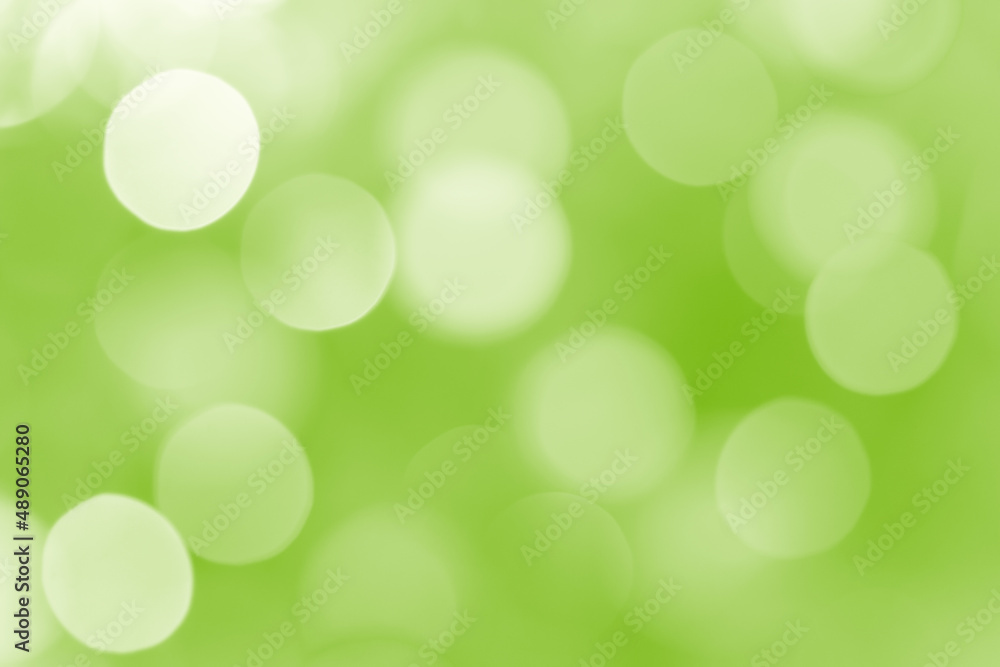 Abstract green bokeh background with lights (blurred) Abstract green bokeh background with lights (blurred)