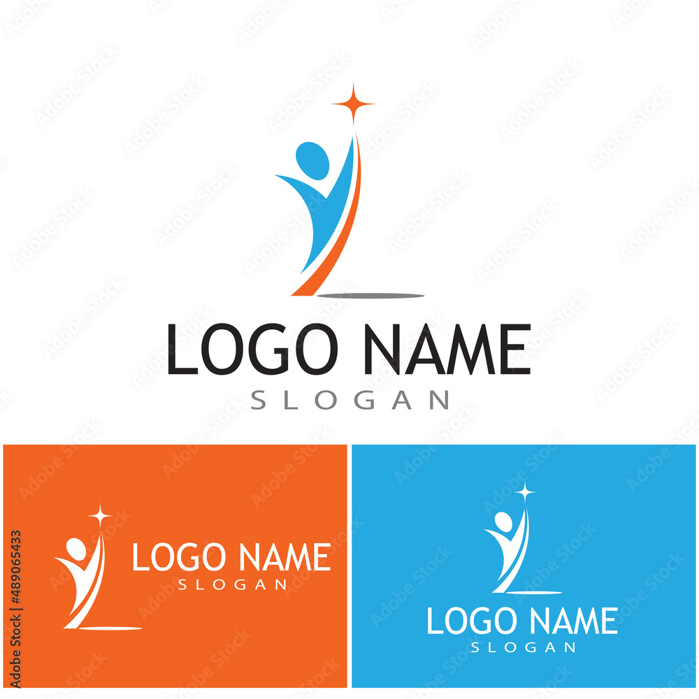 Fototapeta premium People Icon work group Vector illustration design
